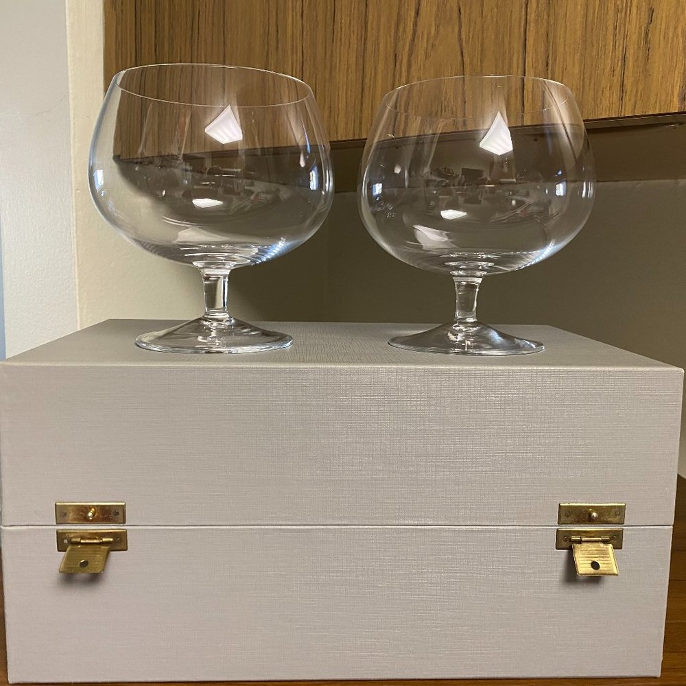 Moser Cognac/Brandy Snifter Glasses
